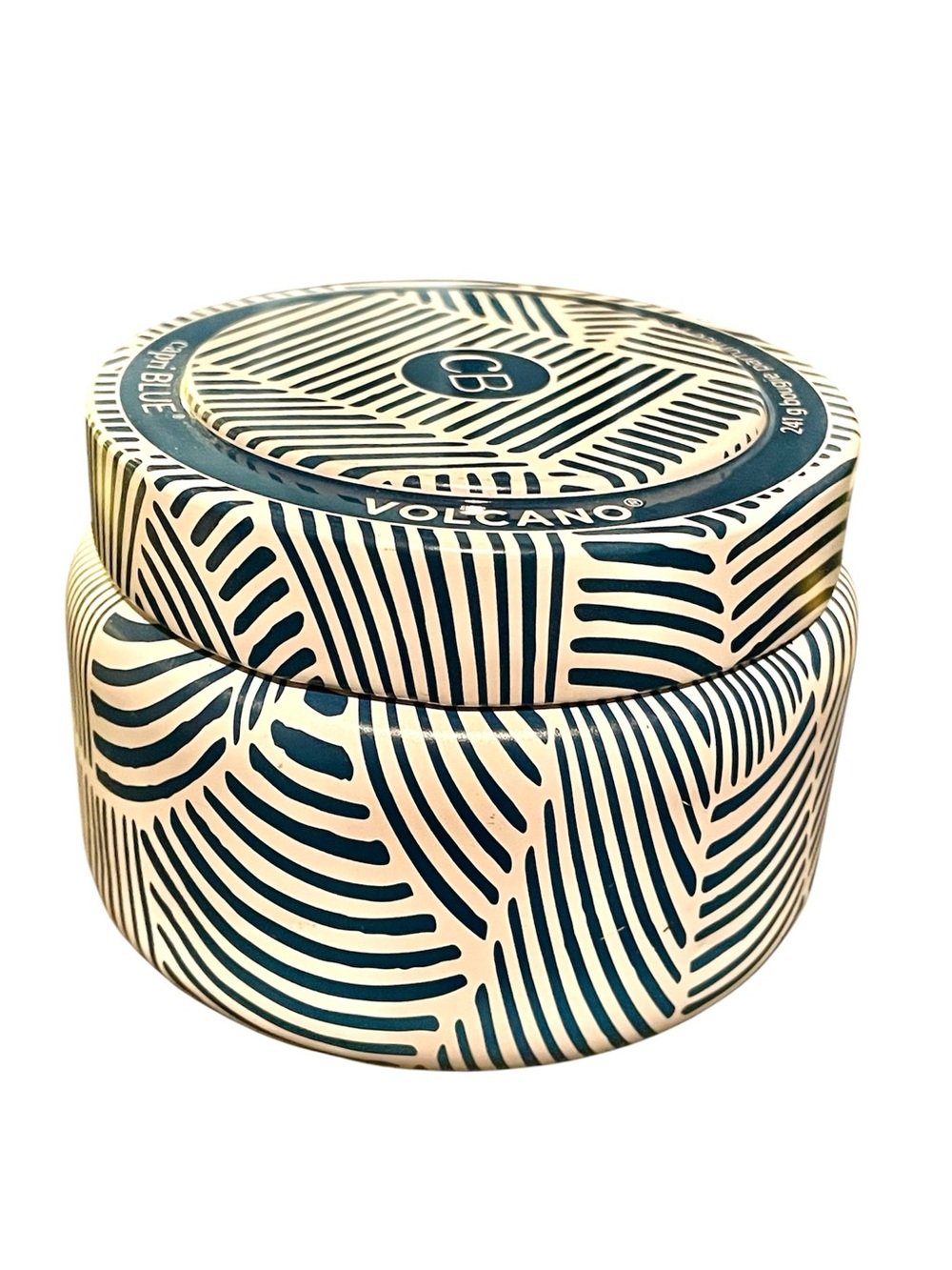 Capri Blue Anthropologie Volcano Scented Candle Decorative Tin 8.5 oz